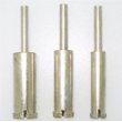 3pc DIAMOND HOLE SAW - CORE DRILL - Set - 1/4" + 5/16" + 3/8"